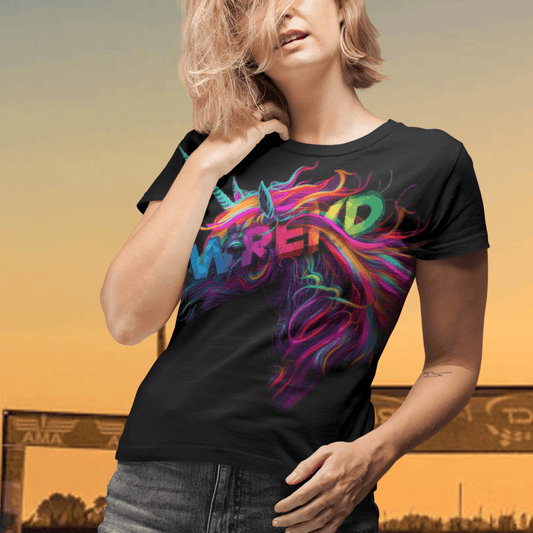WREKD Co. Clothing, T-Shirt Unicorn "Frisa Lank" Women's Tee
