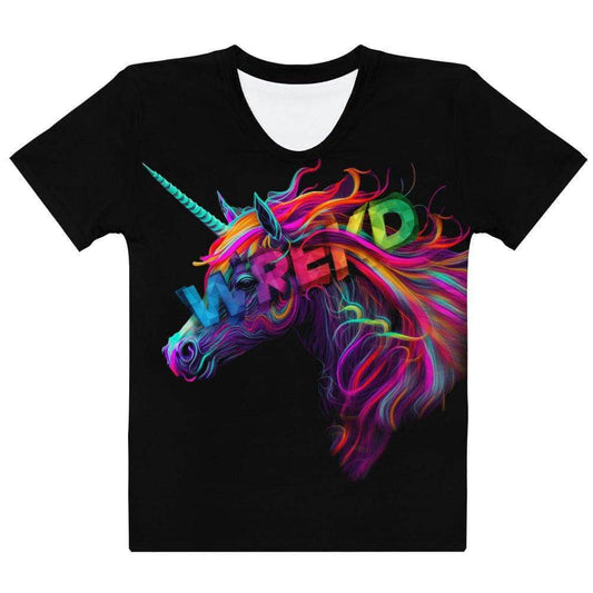 WREKD Co. Clothing, T-Shirt M Unicorn "Frisa Lank" Women's Tee