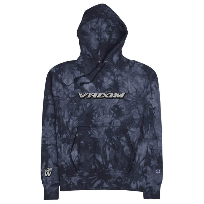 VROOM x For The Dub Embroidered Unisex Champion Tie-Dye hoodie
