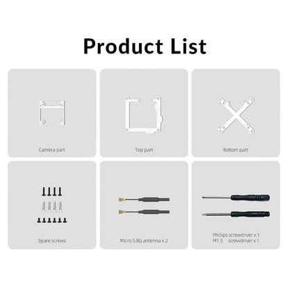 WalleFPV Camera ACC WalleFPV Naked O4 Pro Upgrade Case Kit