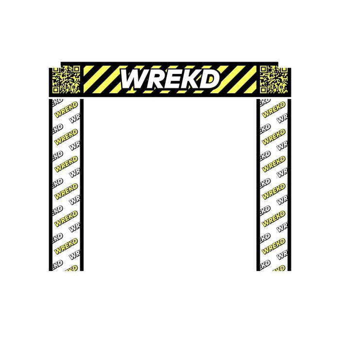 WREKD 5' x 5' Racing Gate Fabric (No poles)