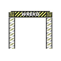 WREKD Co. Lap Timing and Race Gates WREKD 5' x 5' Racing Gate Fabric (No poles)