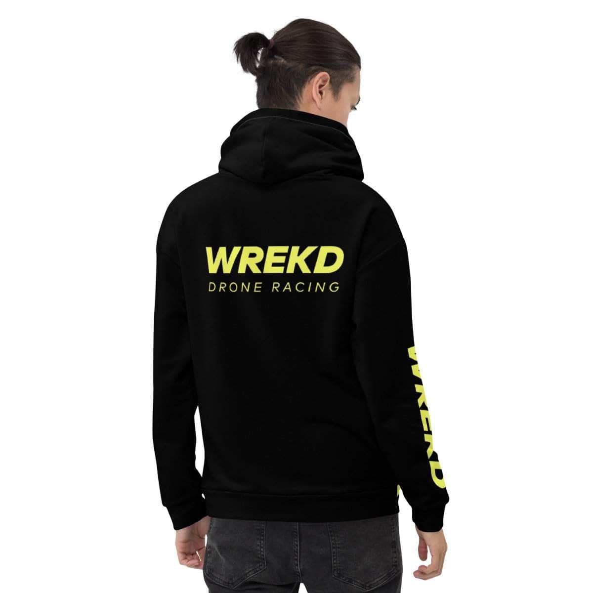 WREKD Co. WREKD Swag WREKD Drone Racing Unisex Hoodie - Black