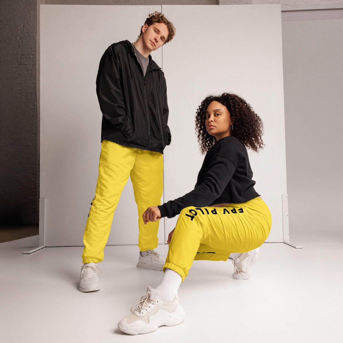 WREKD Co. Clothing, Pants WREKD® FPV Pilot Unisex Track Pants - Yellow