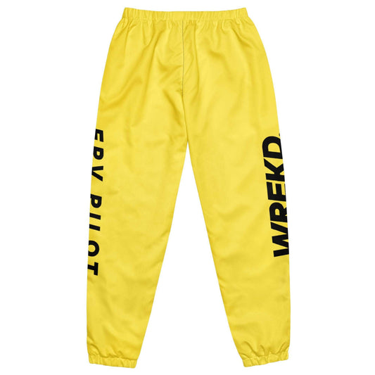 WREKD Co. Clothing, Pants XS WREKD® FPV Pilot Unisex Track Pants - Yellow