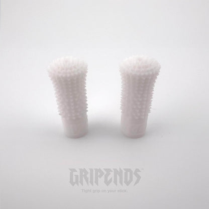 WREKD Co. Radio, Accessory, Stick End M4 / 👻 Ghosted White WREKD® GripEnds - Flairs - Choose Thread Size / Color