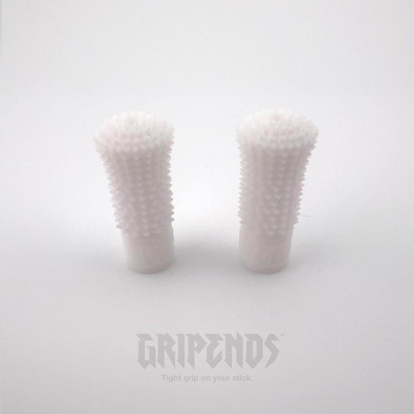 WREKD Co. Radio, Accessory, Stick End M4 / 👻 Ghosted White WREKD® GripEnds - Flairs - Choose Thread Size / Color
