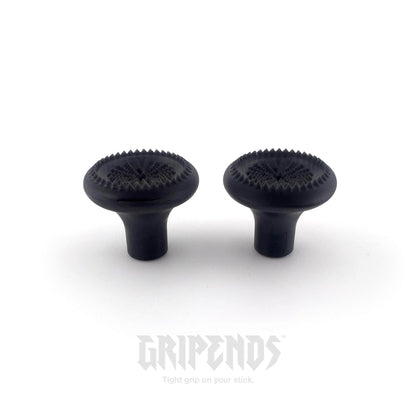 WREKD Co. Radio, Accessory, Stick End M4 / 🔪 Murdered Out Black WREKD® GripEnds - Gamers - Choose Thread Size / Color