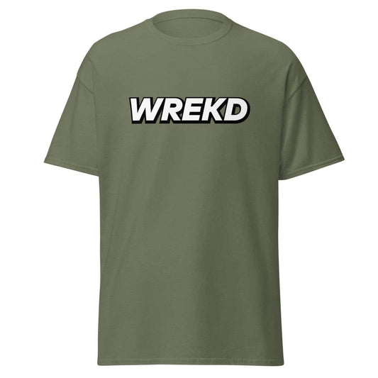 WREKD Co. Clothing, T-Shirt Military Green / S WREKD Logo Self-Expression Tee - Choose Color
