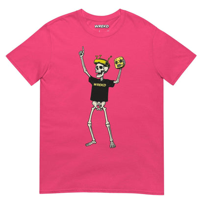 WREKD Co. Clothing, T-Shirt Heliconia / S WREKD® Skeleton Champion Tee - Choose Color