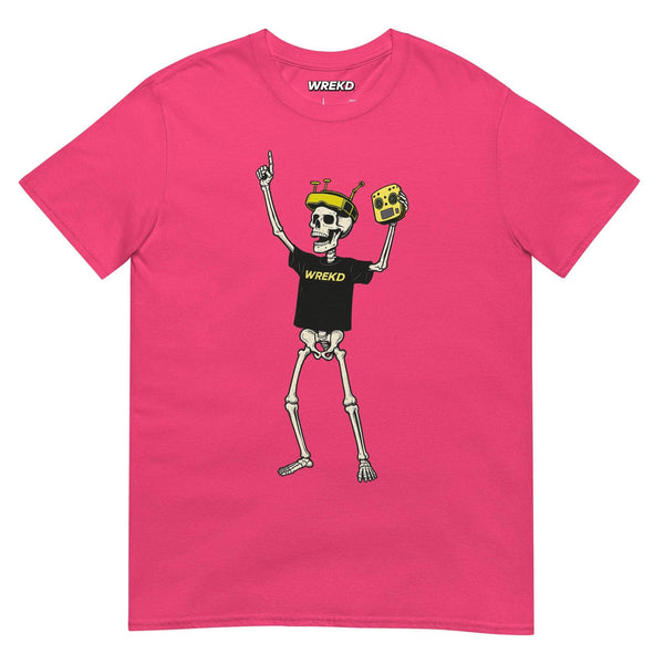 WREKD Co. Clothing, T-Shirt Heliconia / S WREKD® Skeleton Champion Tee - Choose Color