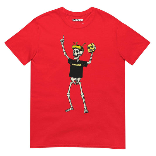 WREKD Co. Clothing, T-Shirt Red / S WREKD® Skeleton Champion Tee - Choose Color