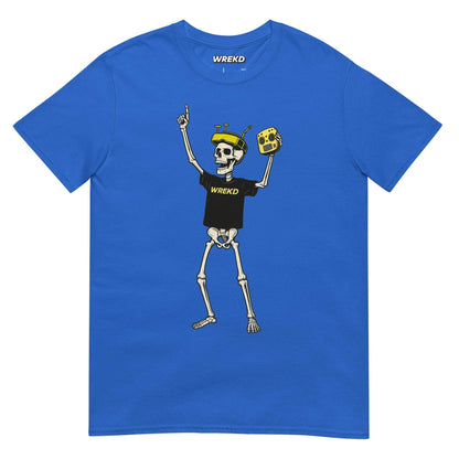 WREKD Co. Clothing, T-Shirt Royal / S WREKD® Skeleton Champion Tee - Choose Color