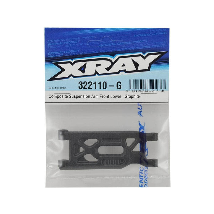 XRA322110-G, XRAY XB2 Graphite Composite Lower Front Suspension Arm