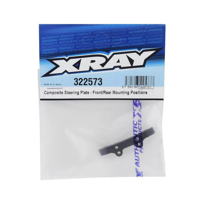 XRA322573, XRAY XB2 Composite Steering Plate (Front/Rear Mounting Positions)