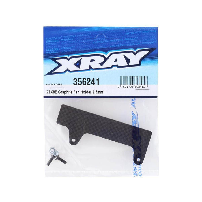 XRA356241, XRAY GTX8E 2022 2.5mm Graphite Fan Holder