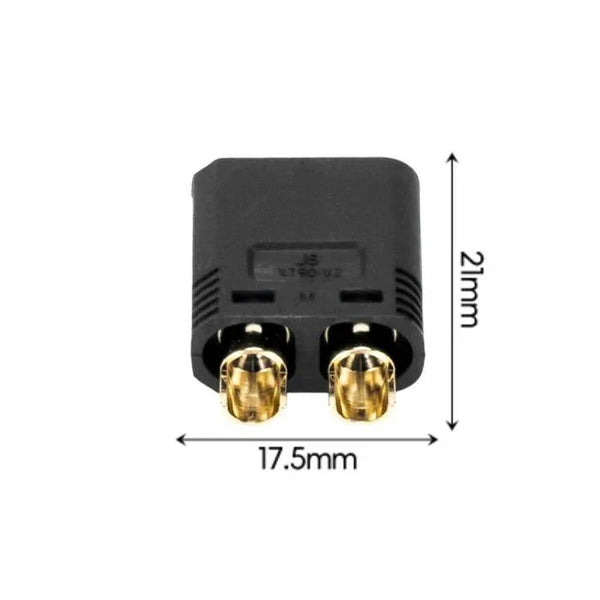 FPVELITE Hardware XT90 V2 Connector (Black) - Male