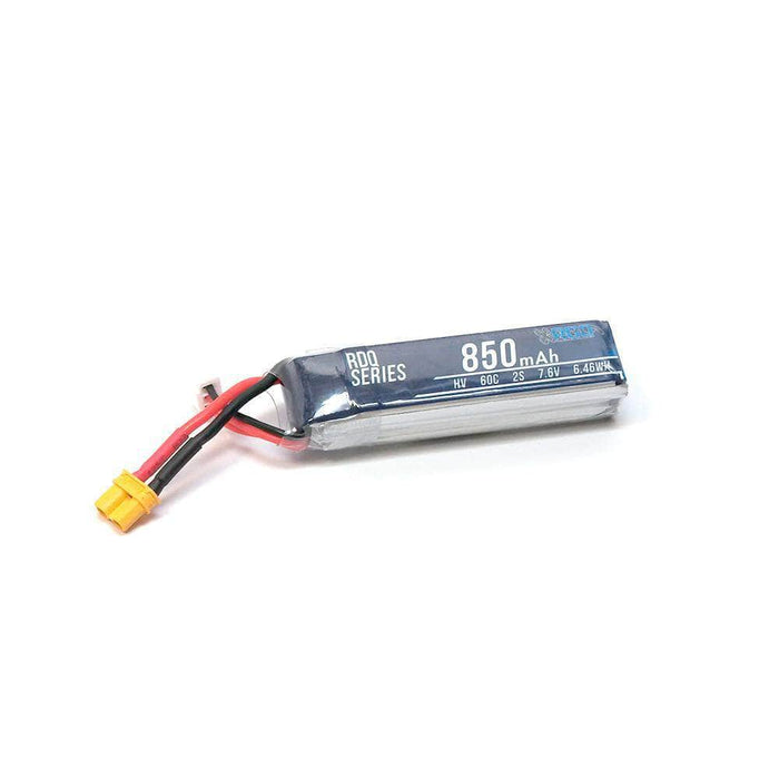 RDQ Series 7.6V 2S 850mAh 60C LiHV Whoop/Micro Battery (Long Type) - XT30 - For Sale At RaceDayQuads