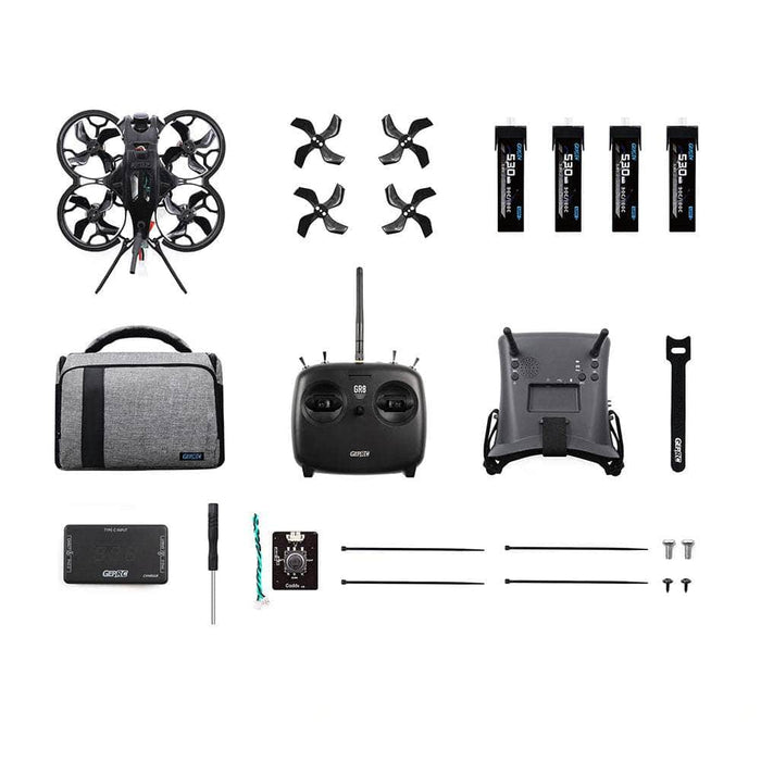 GEPRC RTF TinyGO 4K FPV Whoop Analog Kit w/ Goggles, ELRS Radio Transmitter, Case & Drone