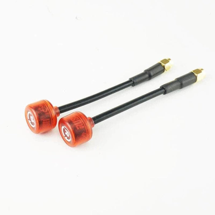 RUSHFPV Cherry Ultra Extended 5.8GHz SMA Antenna  (2pc) - Transparent Red - Choose Your Polarization