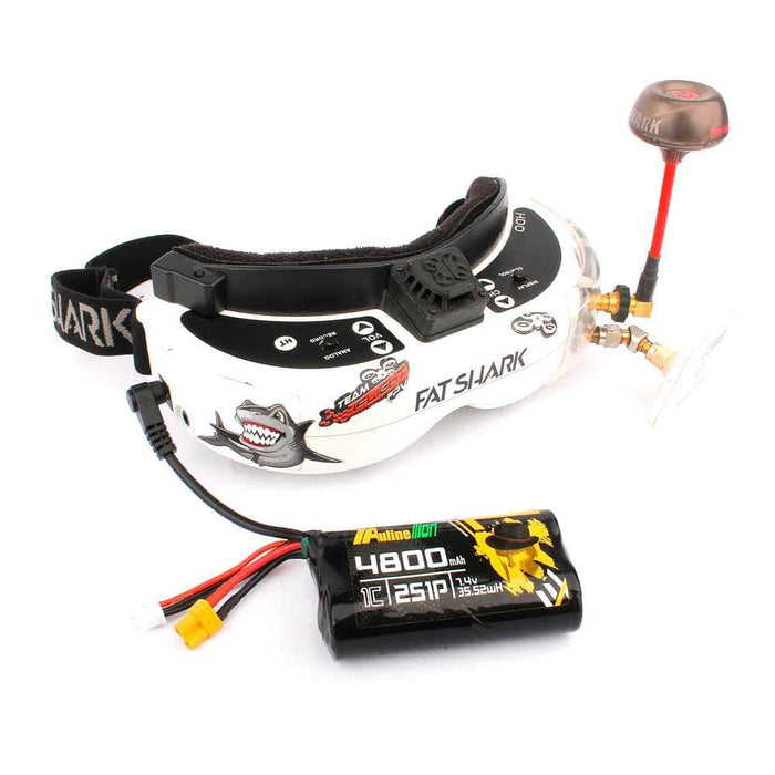 Auline  7.4V 2S 4800mAH 1C Li-Ion Battery for Fatshark Goggles - XT30 - For Sale At RaceDayQuads