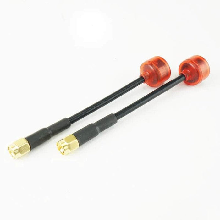 RUSHFPV Cherry Ultra Extended 5.8GHz SMA Antenna  (2pc) - Transparent Red - Choose Your Polarization