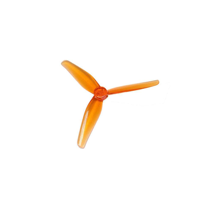HQ Prop T3.5x2.5x3 Tri-Blade 3.5" Prop 4 Pack (1.5mm Shaft) - Orange