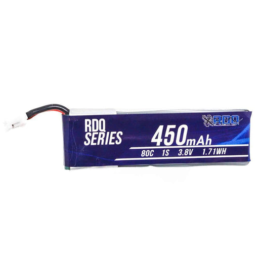 RDQ Series 3.8V 1S 450mAh 80C LiHV Whoop/Micro Battery for TinyHawk - PH2.0 - RaceDayQuads
