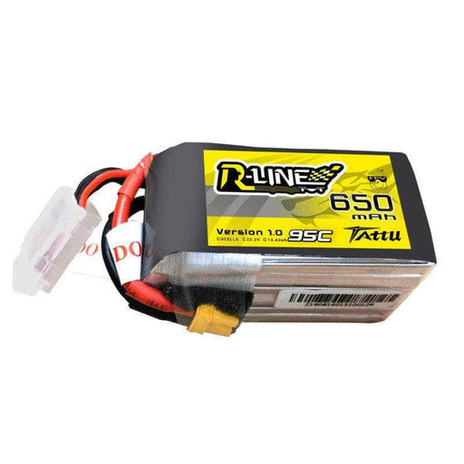 Tattu R-Line Version 1.0 22.2V 6S 650mAh LiPo Micro Battery - XT30 - RaceDayQuads