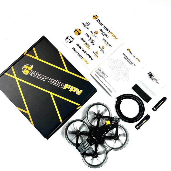 (PRE-ORDER) DarwinFPV BNF CineApe25 4S Analog 2.5" Cinewhoop Quad - Choose Your Receiver