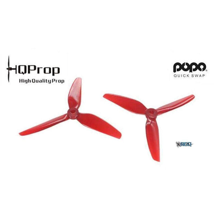 HQ Prop 5.1x4.1x3 POPO Compatible Tri-Blade 5" Prop 4 Pack - Choose Your Color - RaceDayQuads