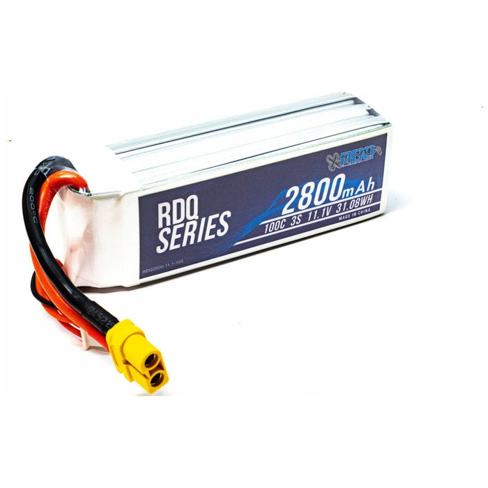 RDQ Series 11.1V 3S 2800mAh 100C LiPo Battery - XT60