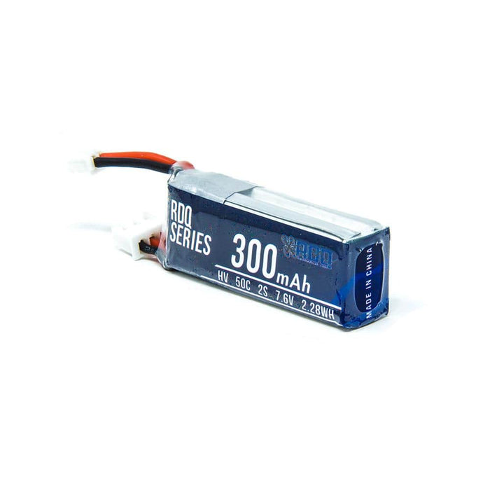 RDQ Series 7.6V 2S 300mAh 50C LiHV Micro Battery For Tinyhawk S - PH2.0 - RaceDayQuads