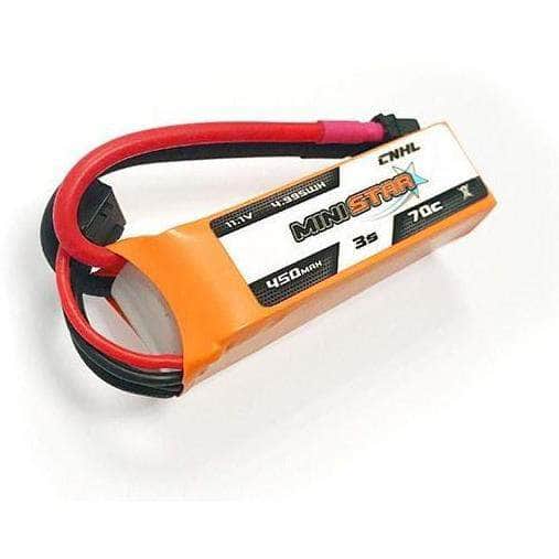 CNHL MiniStar 11.1V 3S 450mAh 70C LiPo Micro Battery - XT30 - RaceDayQuads