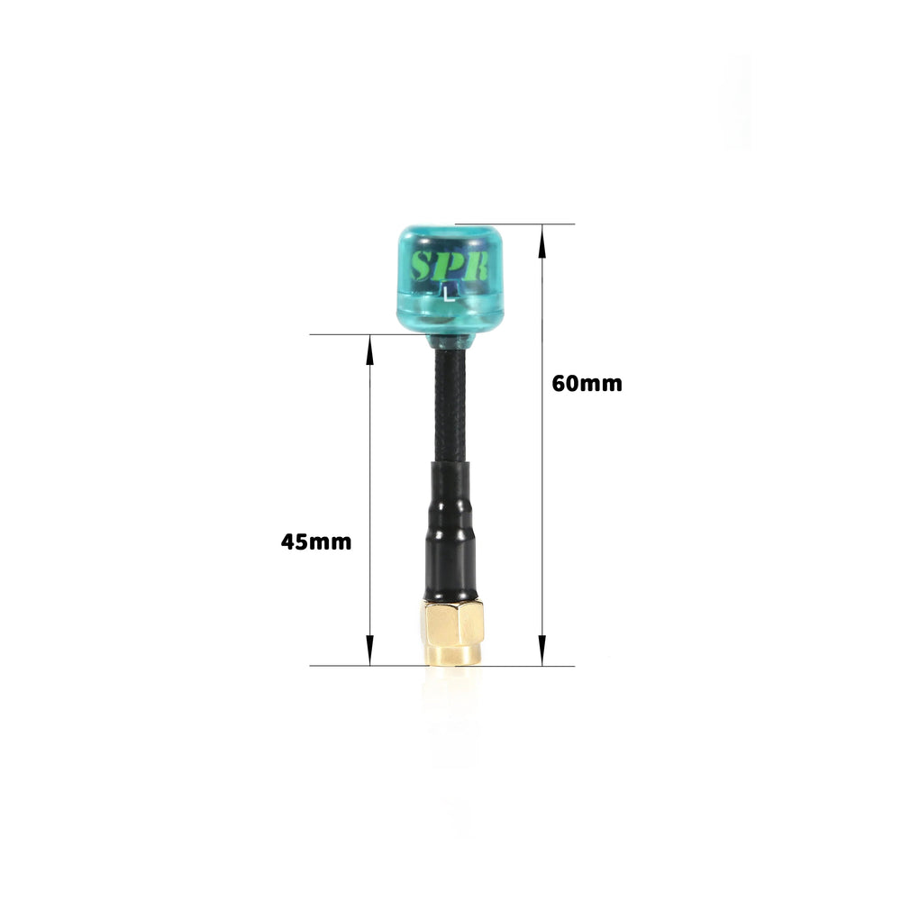 FLYFISH Antenna FlyFishRC Osprey 5.8GHz 60mm RP-SMA Antenna  LHCP - Choose Color