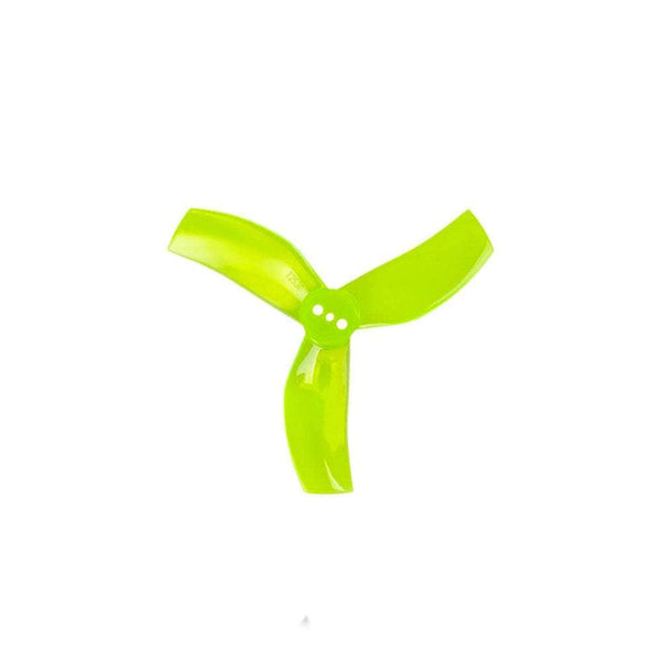 FOXEER Prop Fluorescent Green DAL New Cyclone T2530 Tri-Blade 2.5" Prop 8 Pack - Choose Color