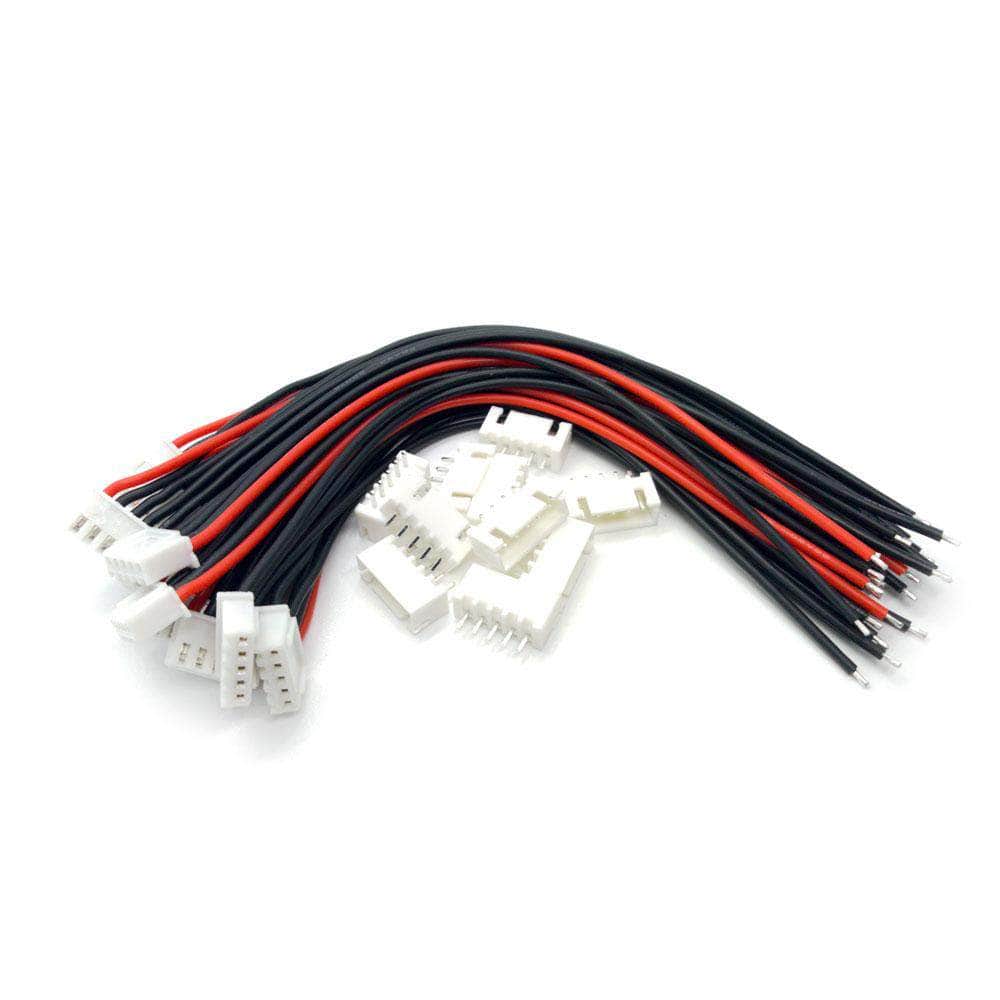 Apex RC JST-XH Balance Plug Connectors - 2 Each Of 2S/3S/4S/5S/6S With Apex RC JST-XH Balance Plug Connectors - 2 Each Of 2S/3S/4S/5S/6S With