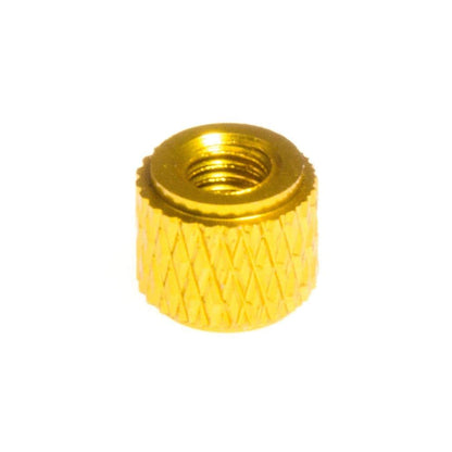 FPVELITE Hardware Gold / 5mm M3 Knurled Standoff w/ Small Step (10PCS) - Choose Your Color & Size
