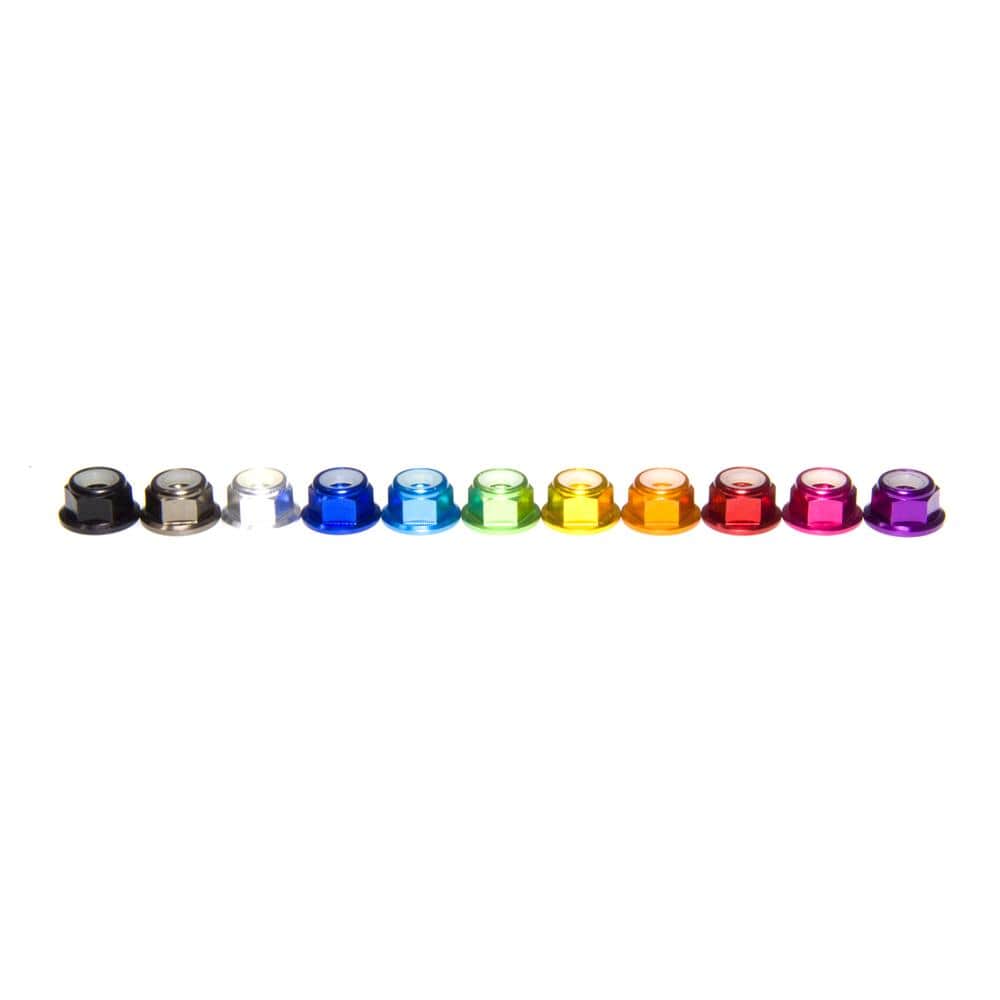 FPVELITE Hardware M5 Prop Nut w/ Flange (4PCS) - Choose Your Color