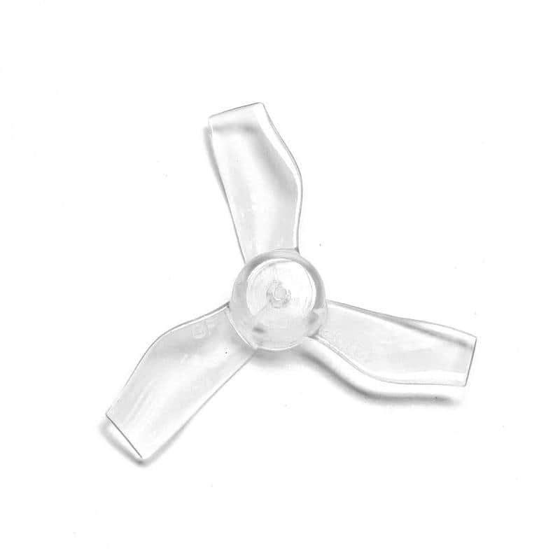 GEMFAN Prop Clear Gemfan 1219-3 Durable Tri-Blade 31mm Micro/Whoop Prop 8 Pack (1mm Shaft) - Choose Your Color