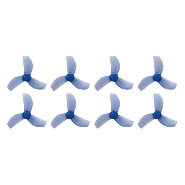 GEMFAN Prop Blue Gemfan 35mm-3 Tri-Blade Micro/Whoop Prop 8 Pack (1mm Shaft) - Choose Your Color