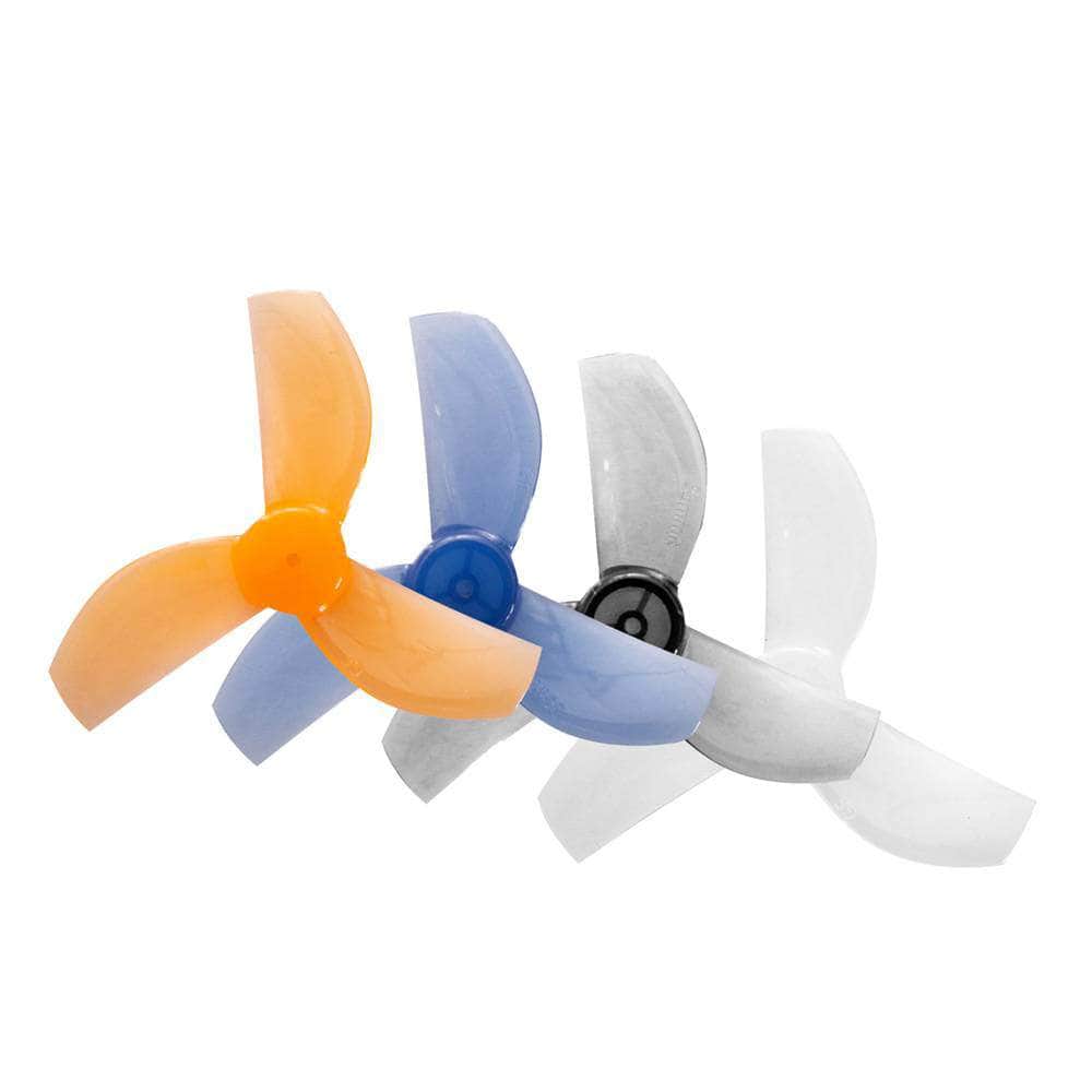 GEMFAN Prop Gemfan 35mm-3 Tri-Blade Micro/Whoop Prop 8 Pack (1mm Shaft) - Choose Your Color