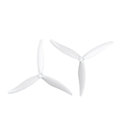 GEMFAN Prop White Gemfan Cinelifter 7035 7x3.5x3 Tri-Blade 7" Prop 4 Pack - Choose Your Color