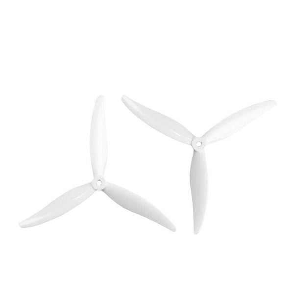 GEMFAN Prop White Gemfan Cinelifter 7035 7x3.5x3 Tri-Blade 7" Prop 4 Pack - Choose Your Color