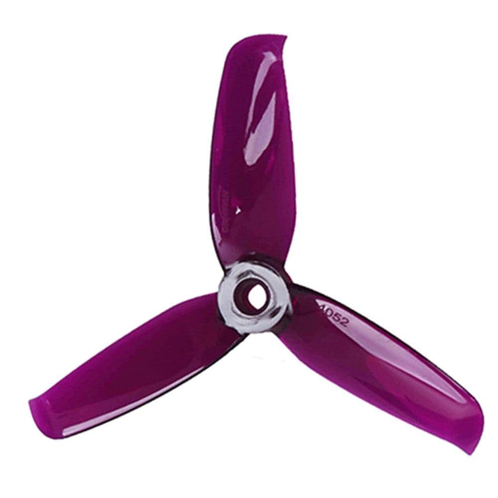 GEMFAN Prop Purple Gemfan Flash 4052 Tri-Blade 4" Prop 4 Pack - Choose Your Color
