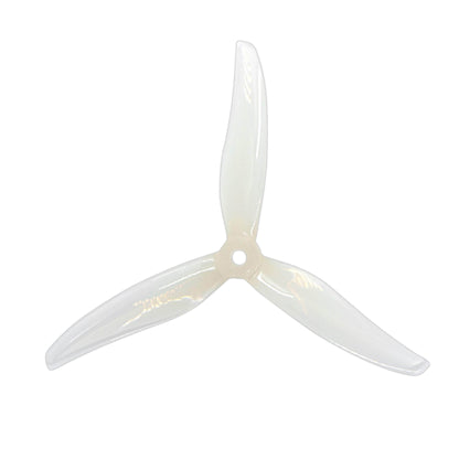 GEMFAN Prop Milk White Gemfan Freestyle 5226 Durable Tri-Blade 5.2" Prop 4 Pack - Choose Your Color