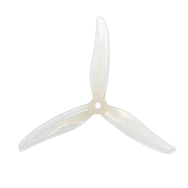 GEMFAN Prop Milk White Gemfan Freestyle 5226 Durable Tri-Blade 5.2" Prop 4 Pack - Choose Your Color