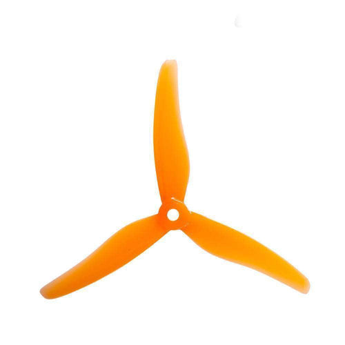 GEMFAN Prop Orange Gemfan Hurricane 51433 Durable Tri-Blade 5" Prop 4 Pack - Choose Your Color