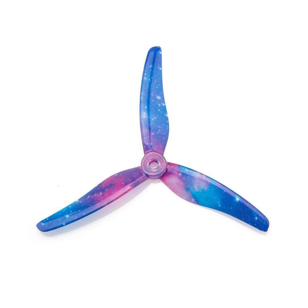 GEMFAN Prop Skitzo Galaxy Gemfan Hurricane 51433 Durable Tri-Blade 5" Prop 4 Pack - Choose Your Color