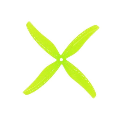 GEMFAN Prop Yellow Gemfan Hurricane 6038-4 Quad-Blade 6" Prop 4 Pack - Choose Your Color